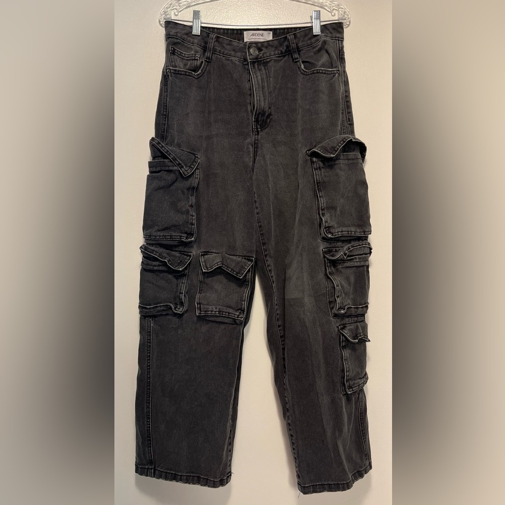 Ardene Charcoal Wash Denim Jeans